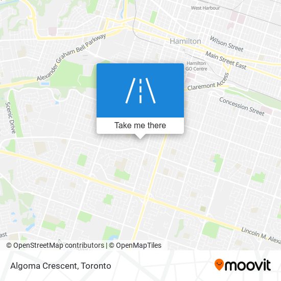 Algoma Crescent map