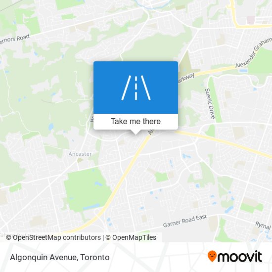 Algonquin Avenue map