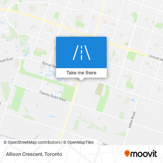 Allison Crescent map