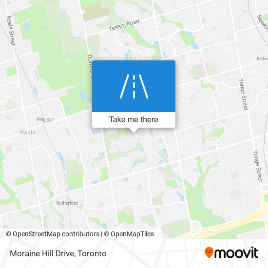 Moraine Hill Drive map