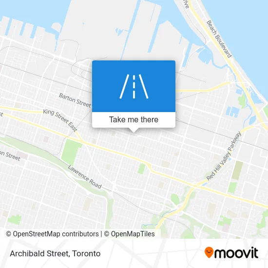 Archibald Street map