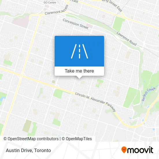 Austin Drive map