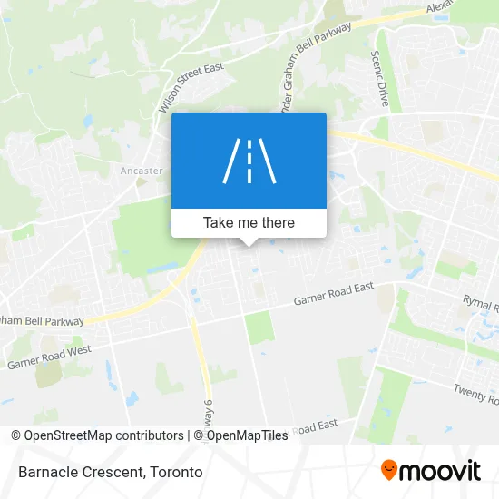 Barnacle Crescent map