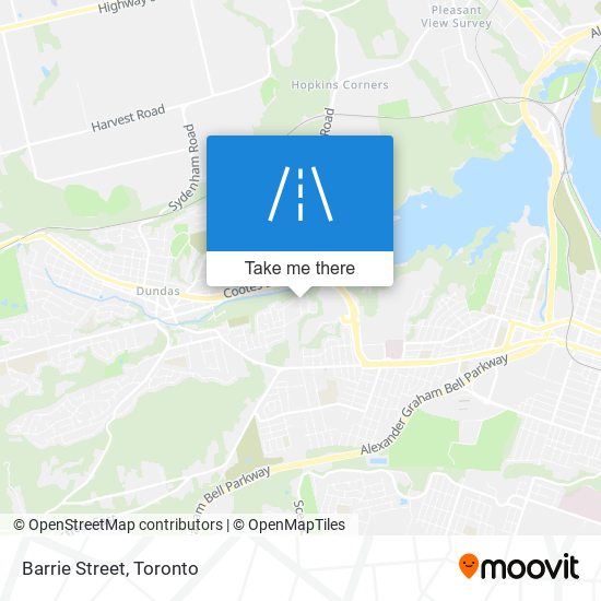 Barrie Street map