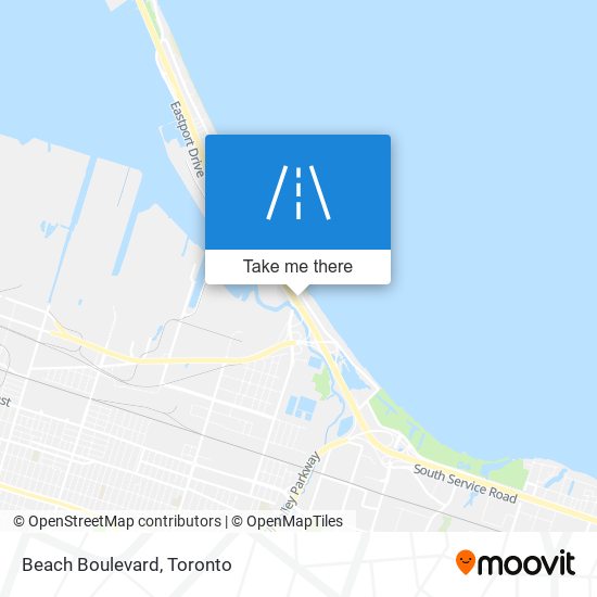 Beach Boulevard map