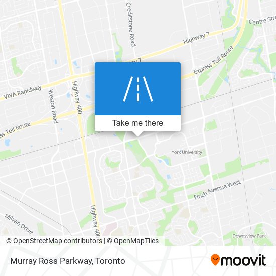 Murray Ross Parkway map