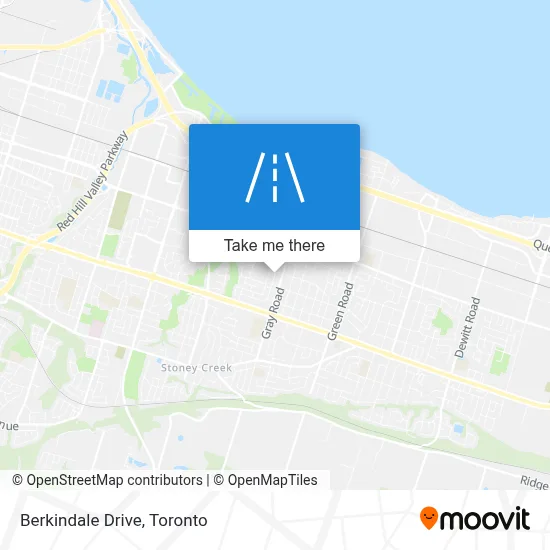 Berkindale Drive map