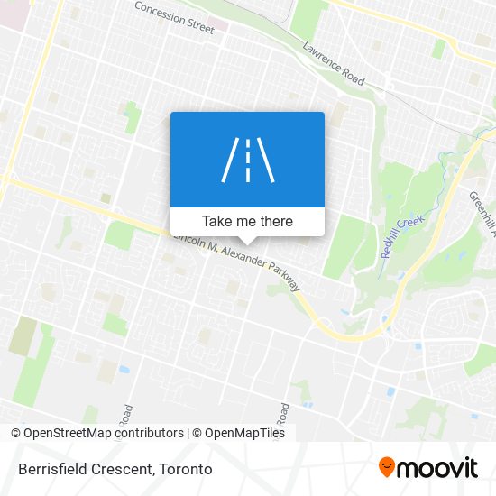 Berrisfield Crescent map