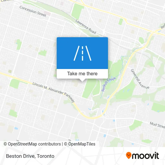 Beston Drive map