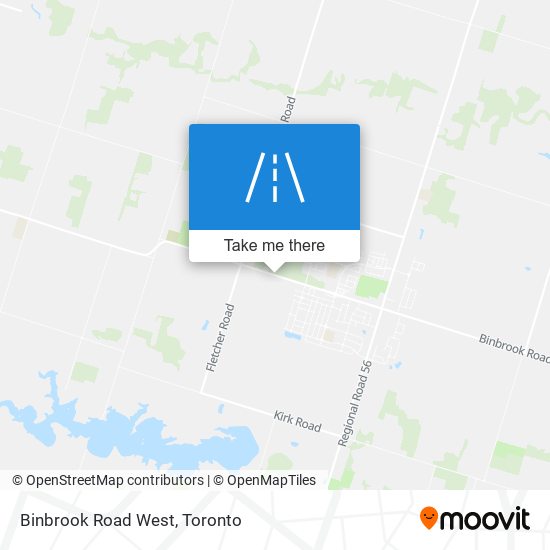 Binbrook Road West map