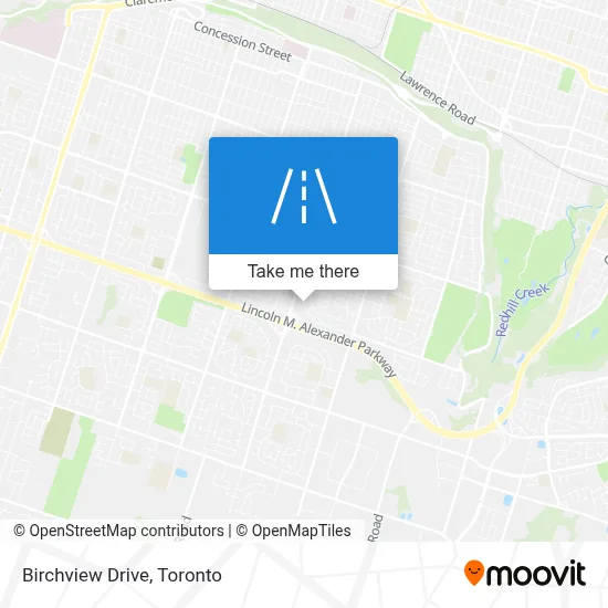 Birchview Drive map