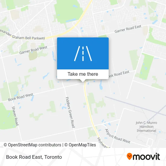Book Road East map