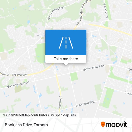 Bookjans Drive map