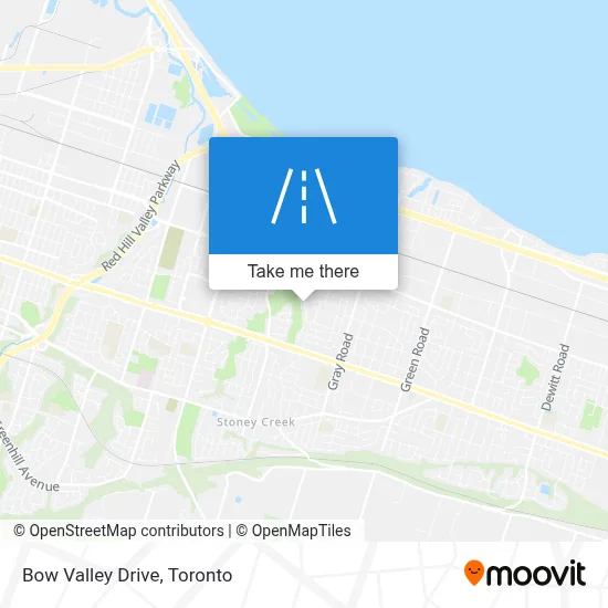 Bow Valley Drive map