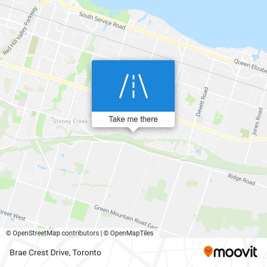 Brae Crest Drive map