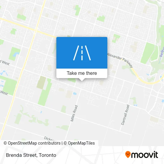Brenda Street map