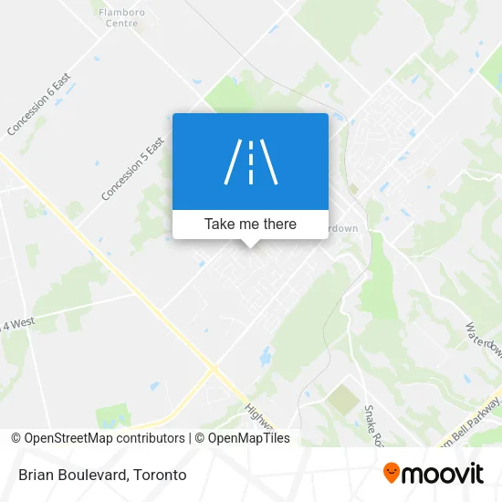 Brian Boulevard map