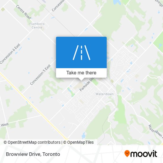 Browview Drive map