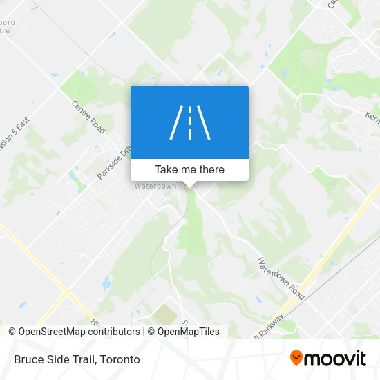 Bruce Side Trail map