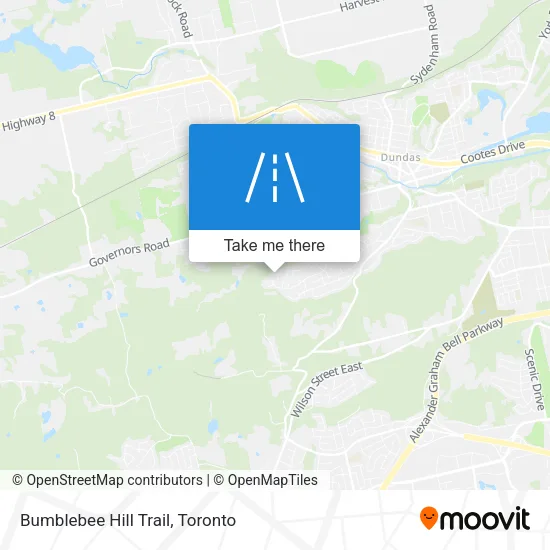 Bumblebee Hill Trail map