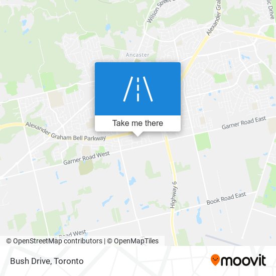 Bush Drive map