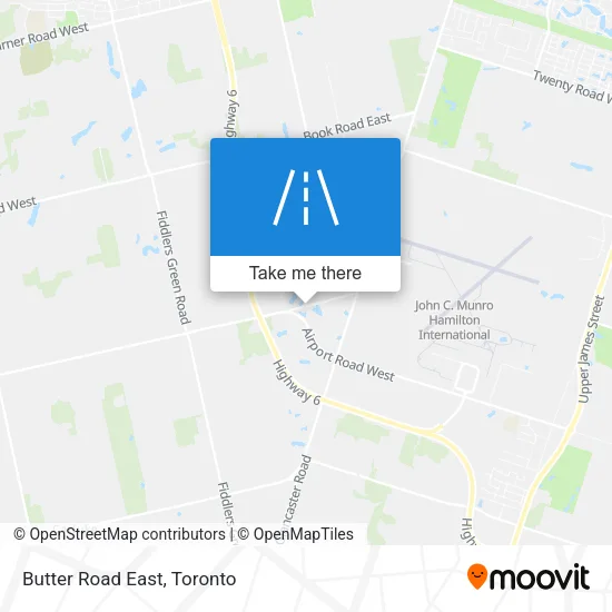 Butter Road East map