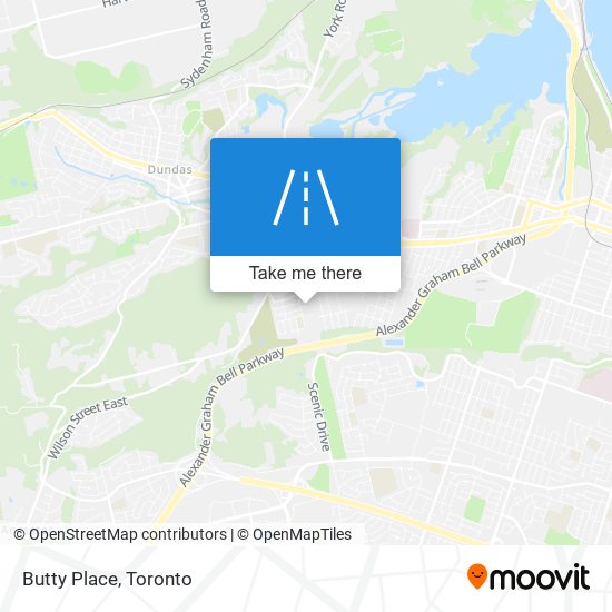 Butty Place map