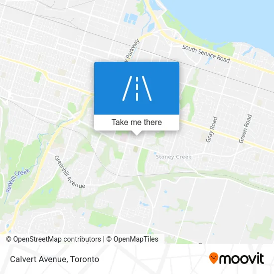 Calvert Avenue map