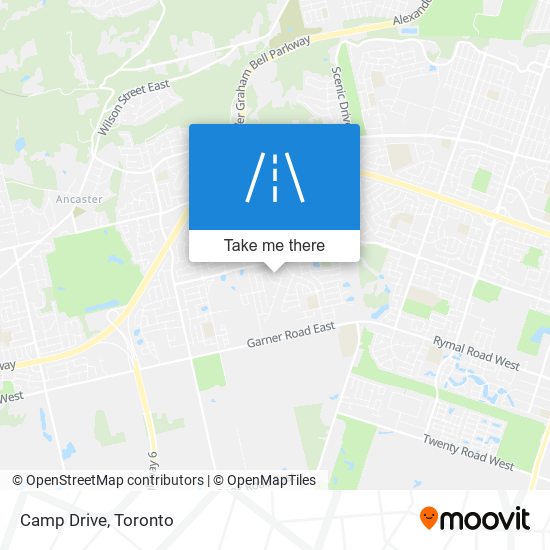 Camp Drive map