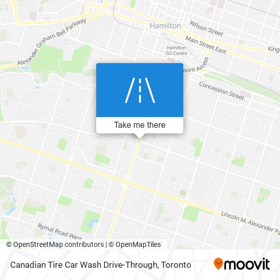 Canadian Tire Car Wash Drive-Through map