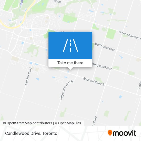 Candlewood Drive map