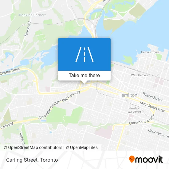 Carling Street map