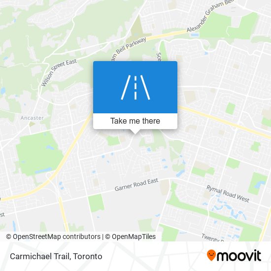 Carmichael Trail map