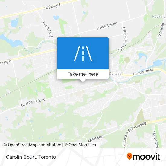 Carolin Court map