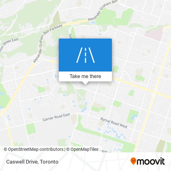 Caswell Drive map