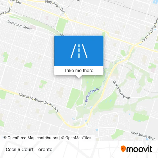 Cecilia Court map
