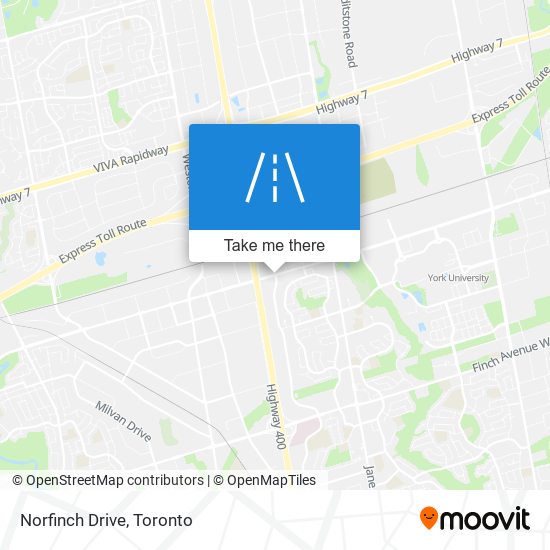 Norfinch Drive map