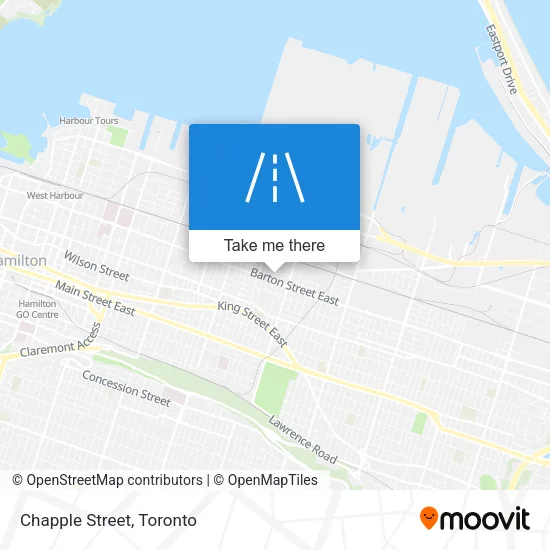 Chapple Street map