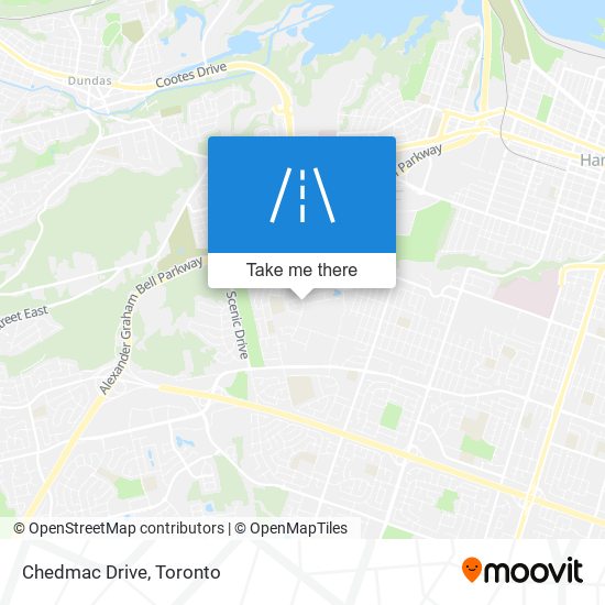 Chedmac Drive map