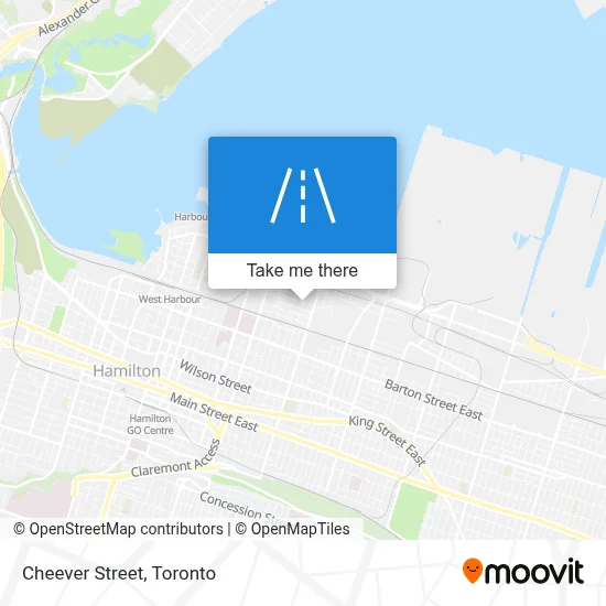 Cheever Street map