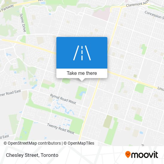 Chesley Street map