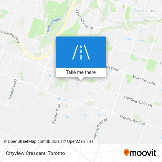 Cityview Crescent map