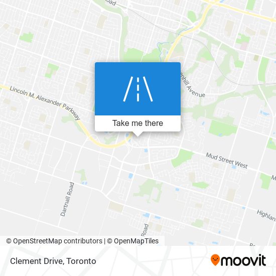 Clement Drive map