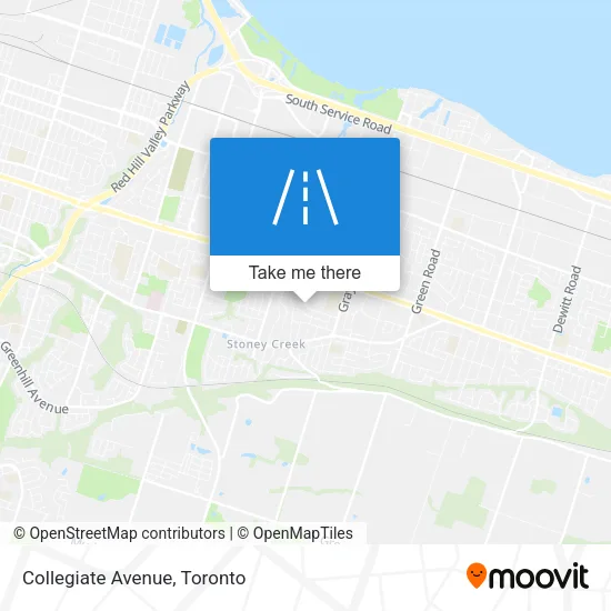 Collegiate Avenue map