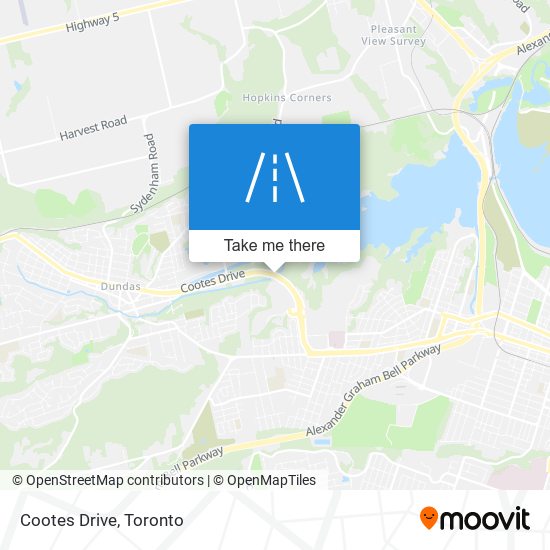 Cootes Drive map