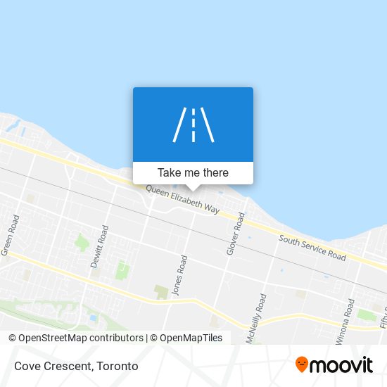 Cove Crescent map