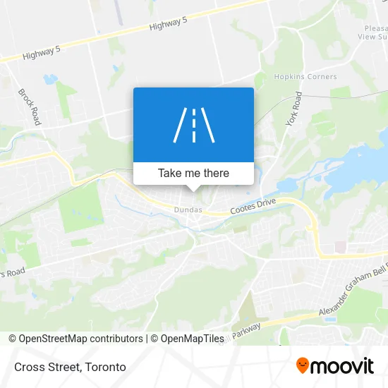 Cross Street map