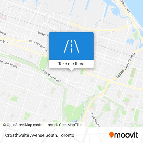 Crosthwaite Avenue South map