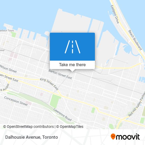 Dalhousie Avenue map