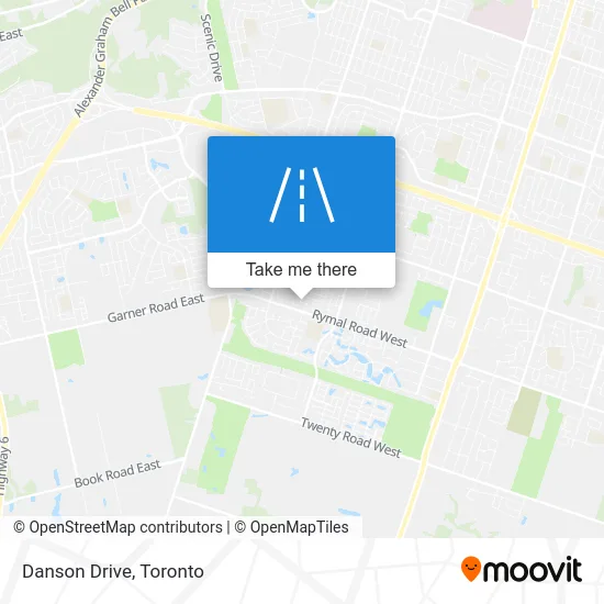 Danson Drive map